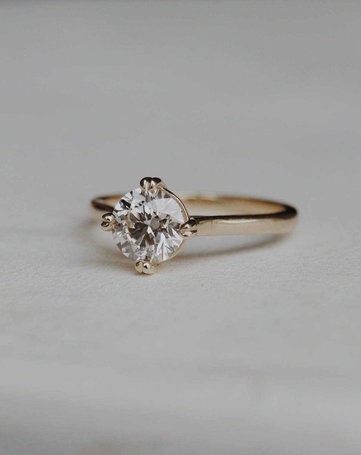 Rowan Round Solitaire Engagement Ring