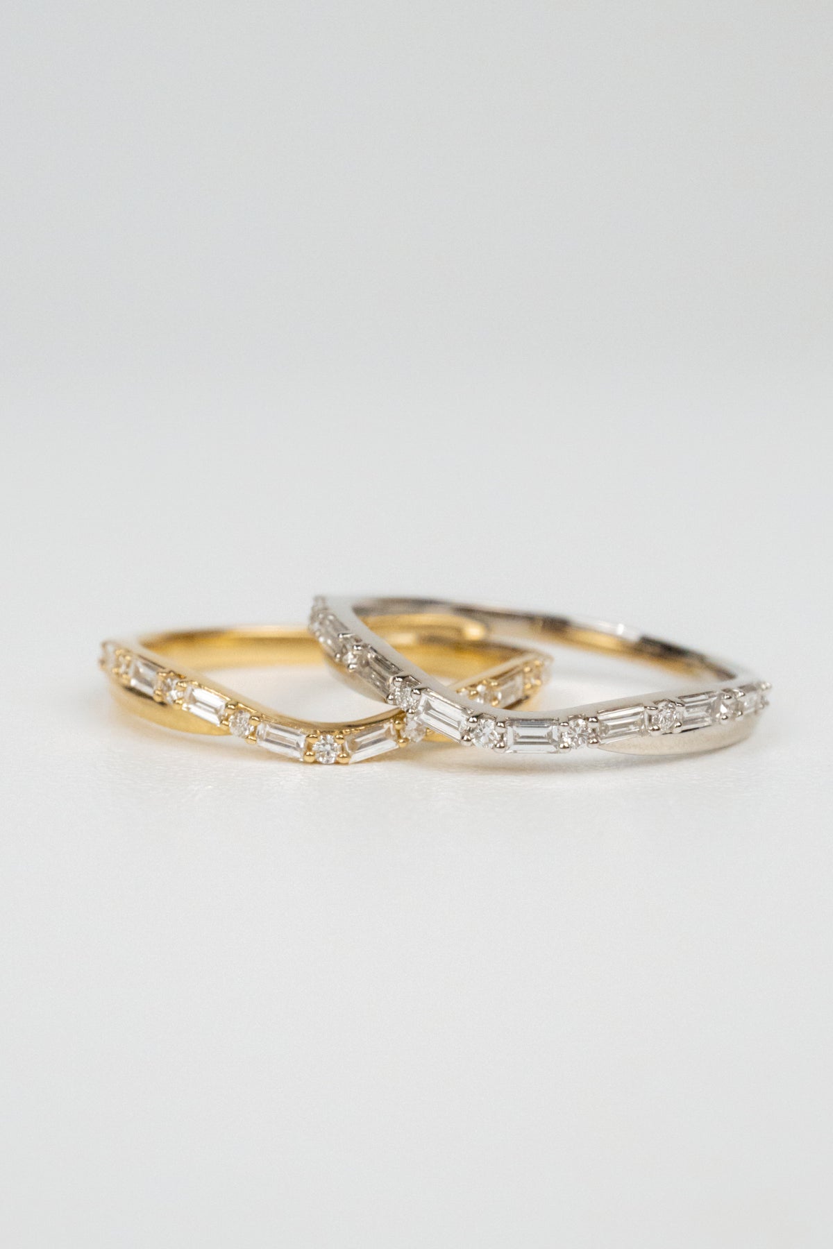 Everette Wedding Band- White Gold