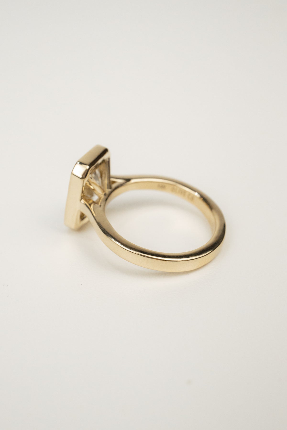 Carsyn Radiant Bezel Engagement Ring