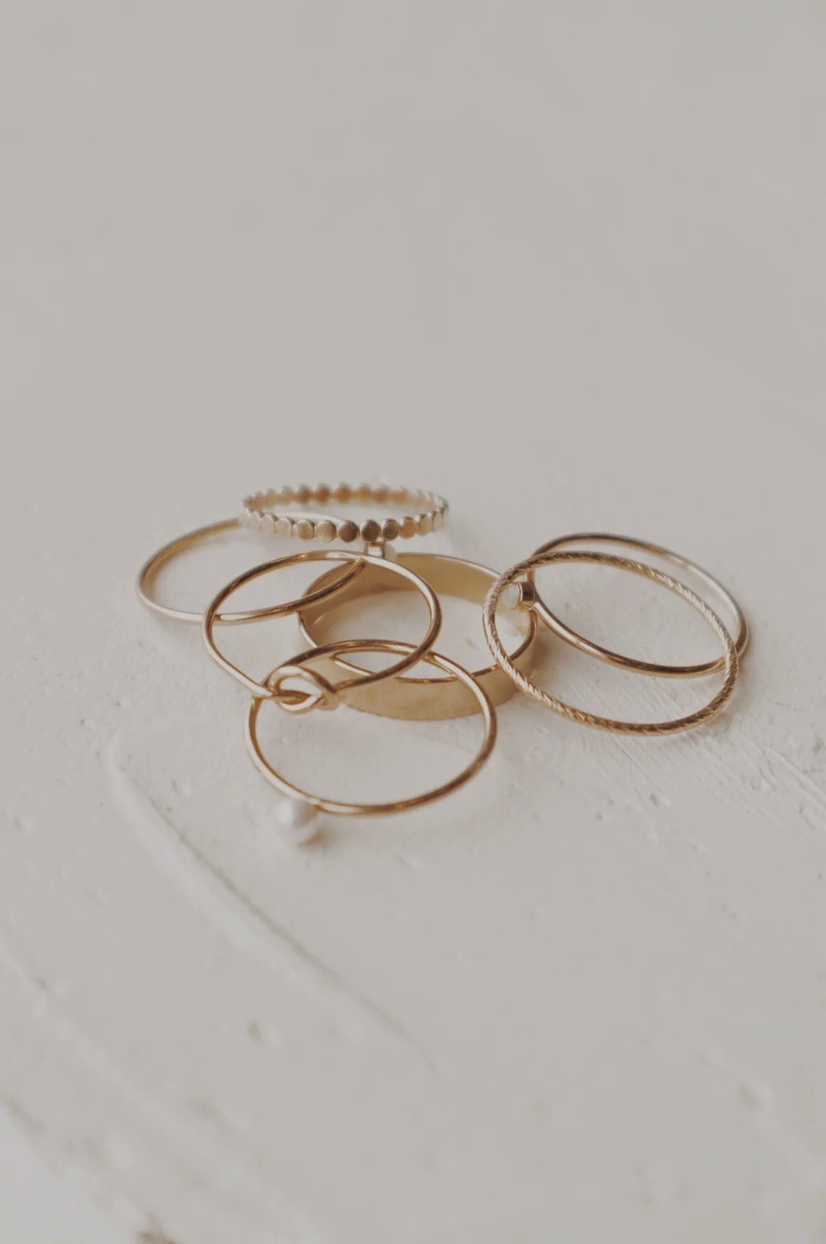 Gold-Filled Stacker Rings