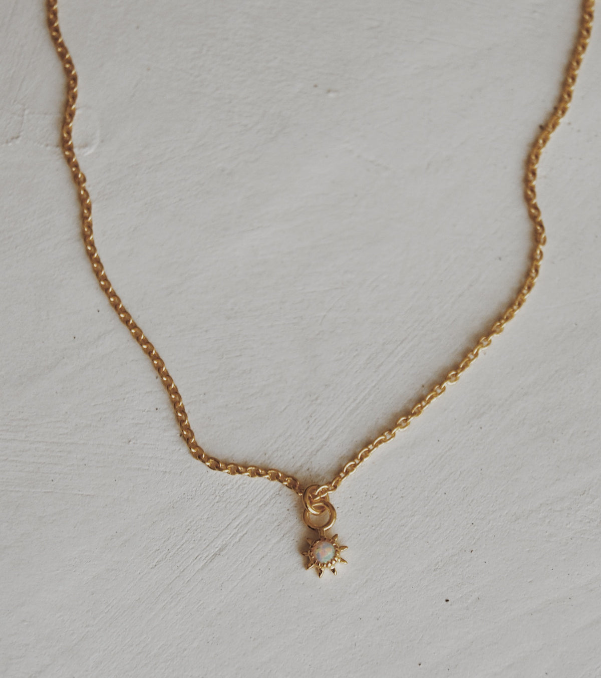 Opal Sunshine Vermeil Necklace