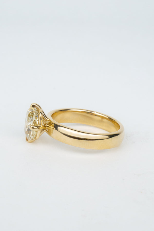 Blair Engagement Ring- 2ct Yellow Cushion