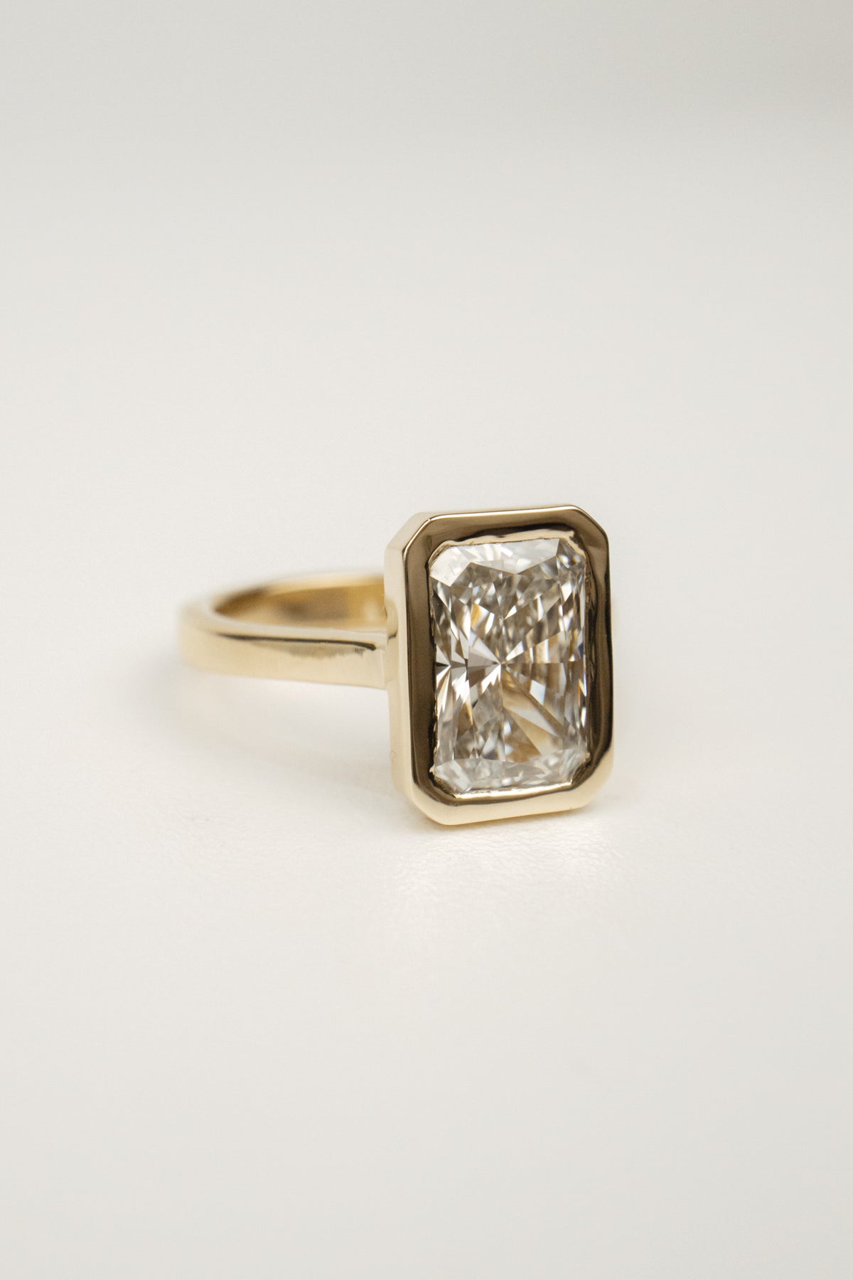 Carsyn Radiant Bezel Engagement Ring