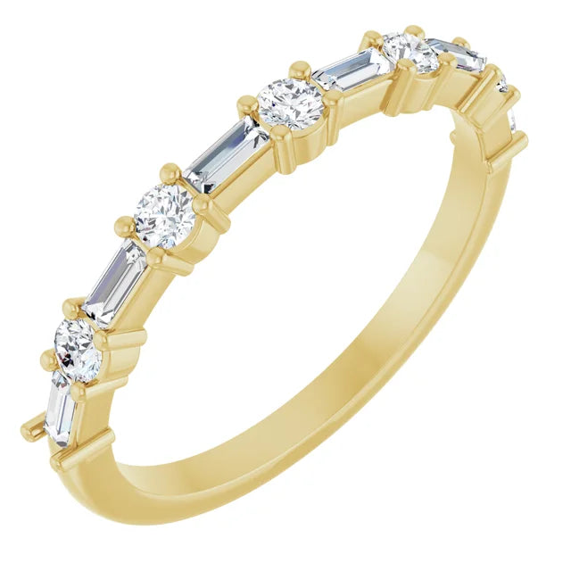 Haven Wedding Band - Yellow Gold
