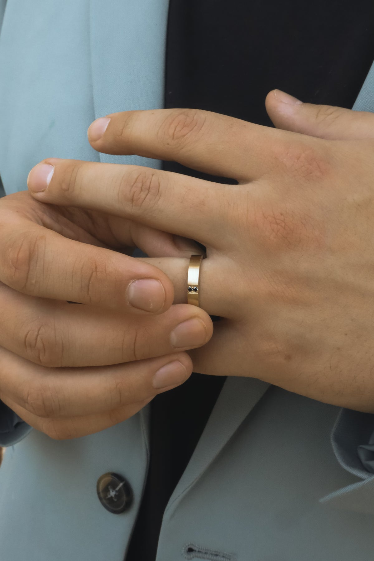 Ebony Men’s Wedding Band