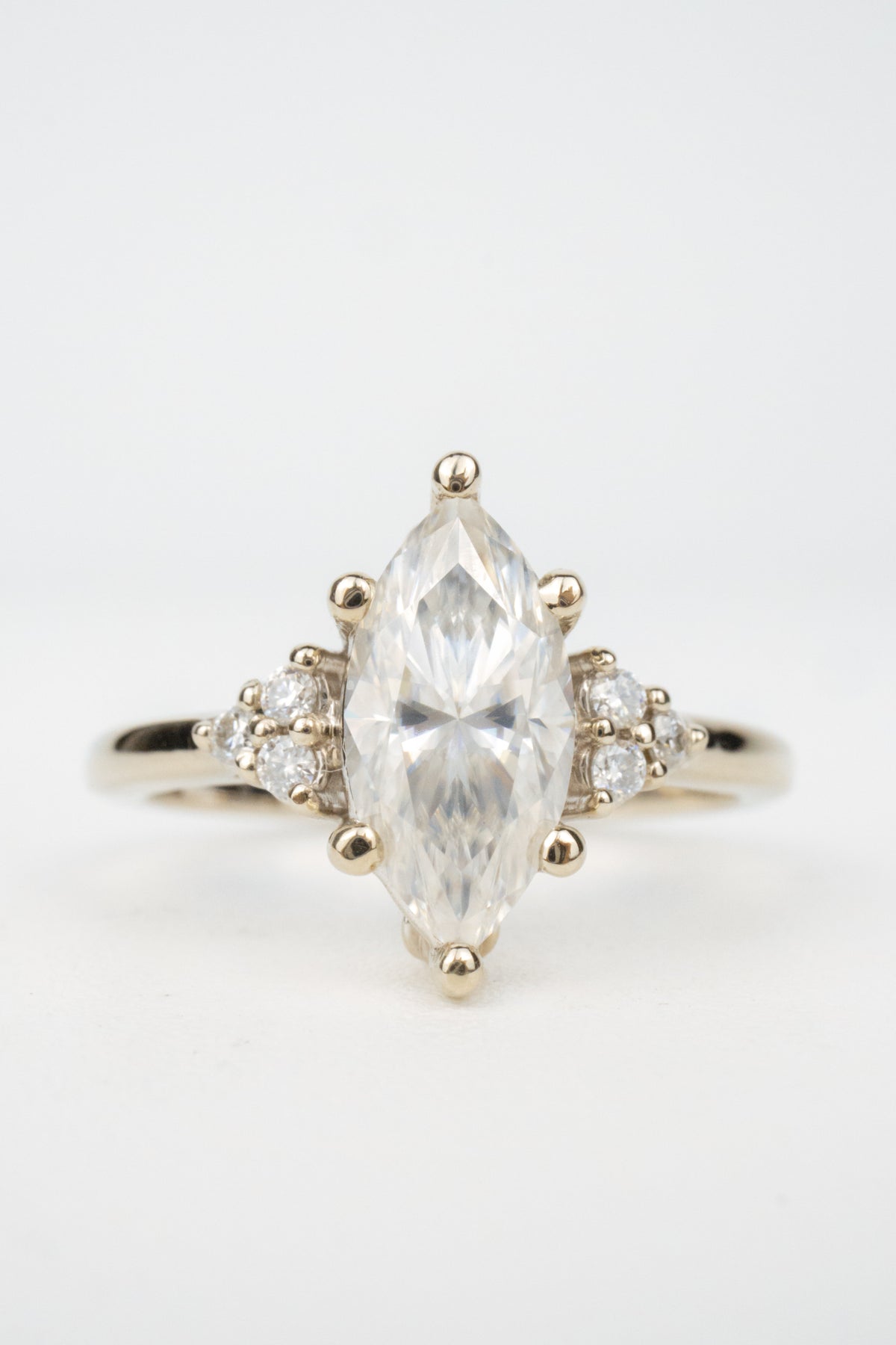 Mere Engagement Ring- 1.25ct Moissanite Marquise
