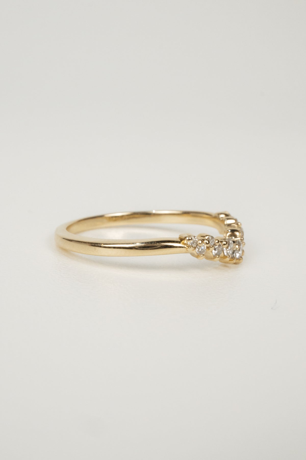 Polly Contour Wedding Ring