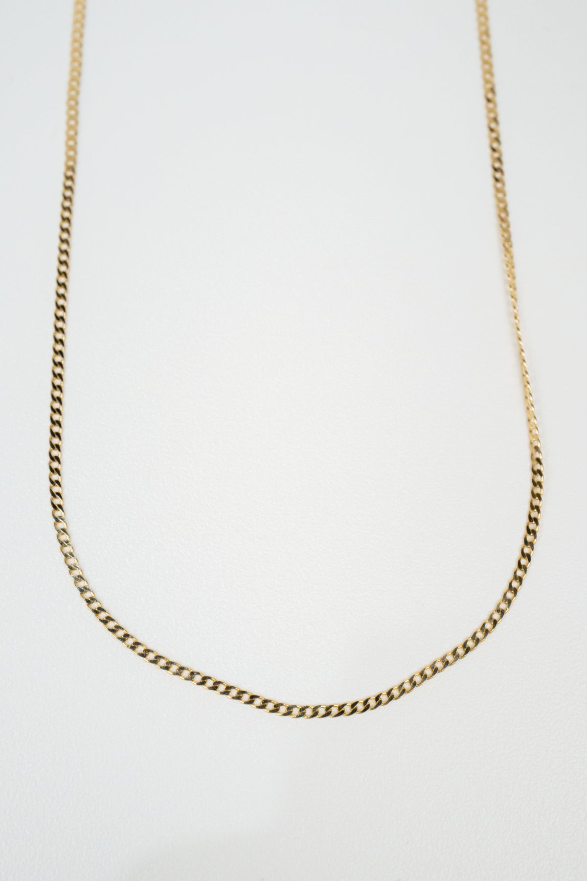 14K Veya Curb Chain Necklace
