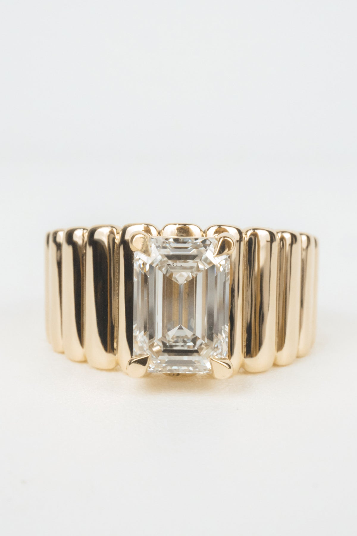 Elizabeth Engagement Ring- 2ct Emerald-Cut