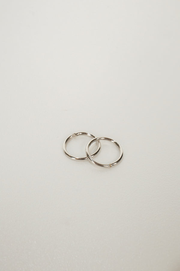 10k Seamless Hoop Earrings - 10 mm