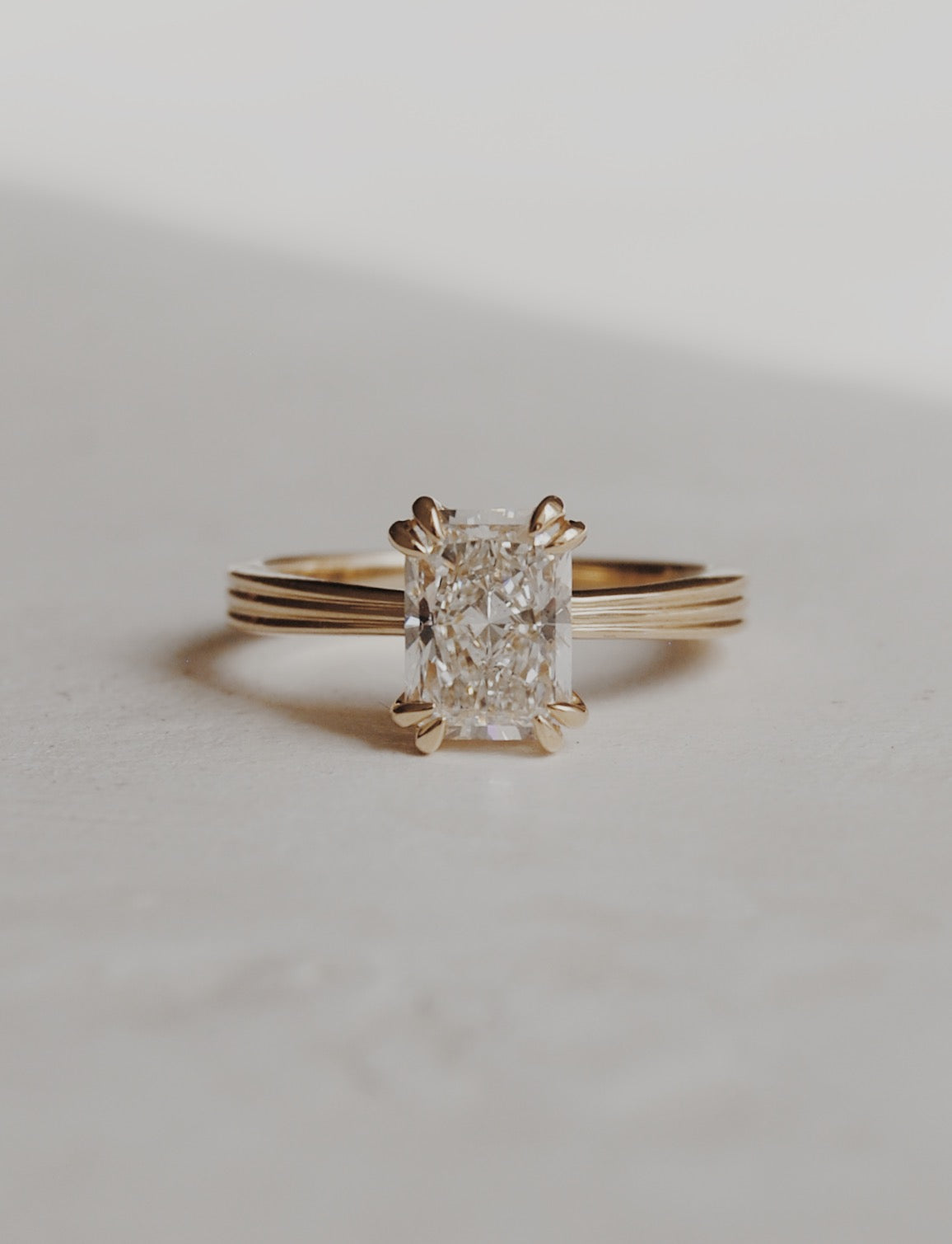 Arlie Radiant-Cut Engagement Ring