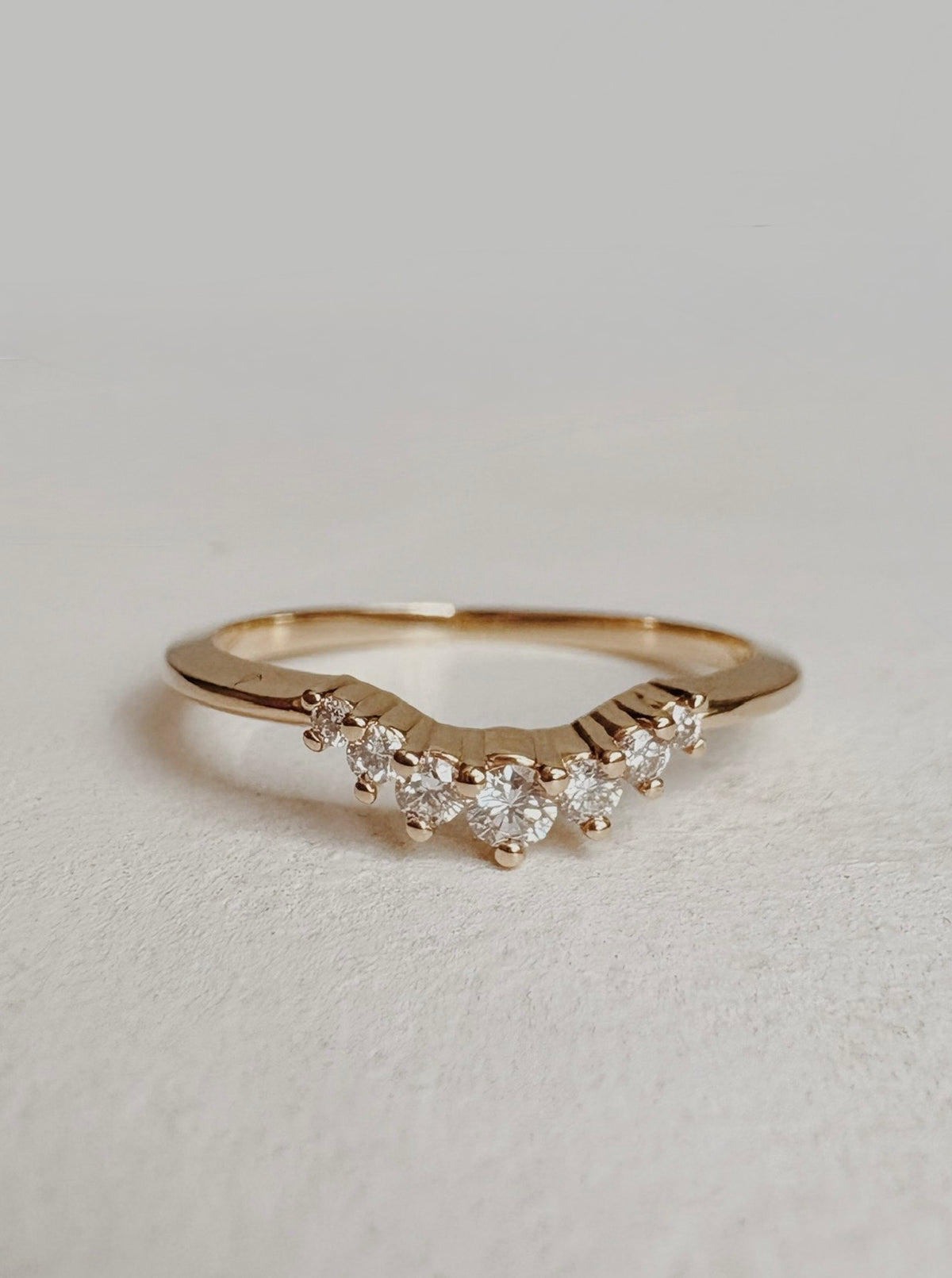 Polly Contour Wedding Ring