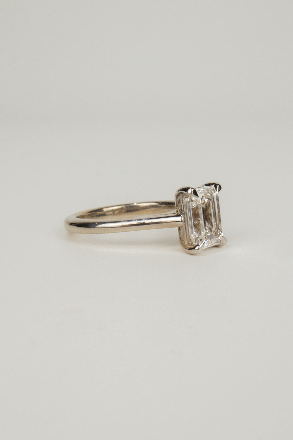Piper Engagement Ring- 2ct Emerald-Cut