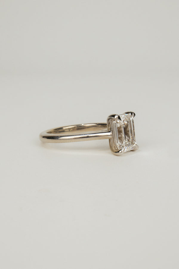 Piper Engagement Ring- 2ct Emerald-Cut