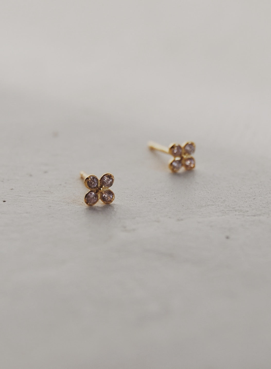 In Bloom Pink Stud Earrings