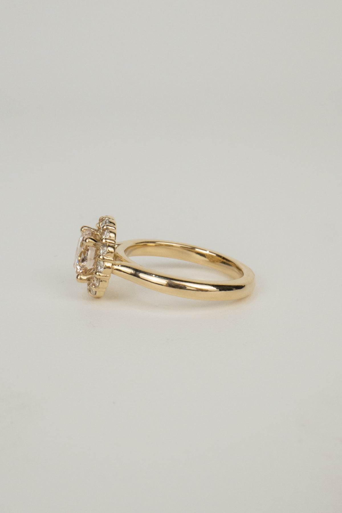 Iverson Engagement Ring- 2ctw Pink Laboratory Diamond