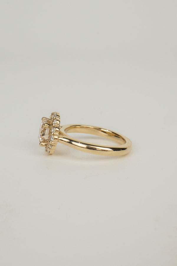 Iverson Engagement Ring- 2ctw Pink Laboratory Diamond