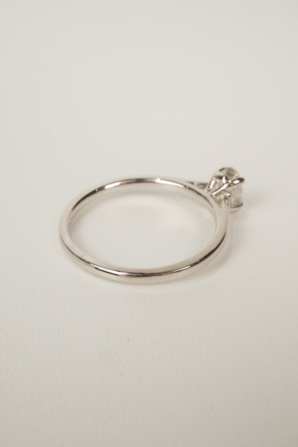 Piper Oval Solitaire Moissanite Engagement Ring- 0.50 CT