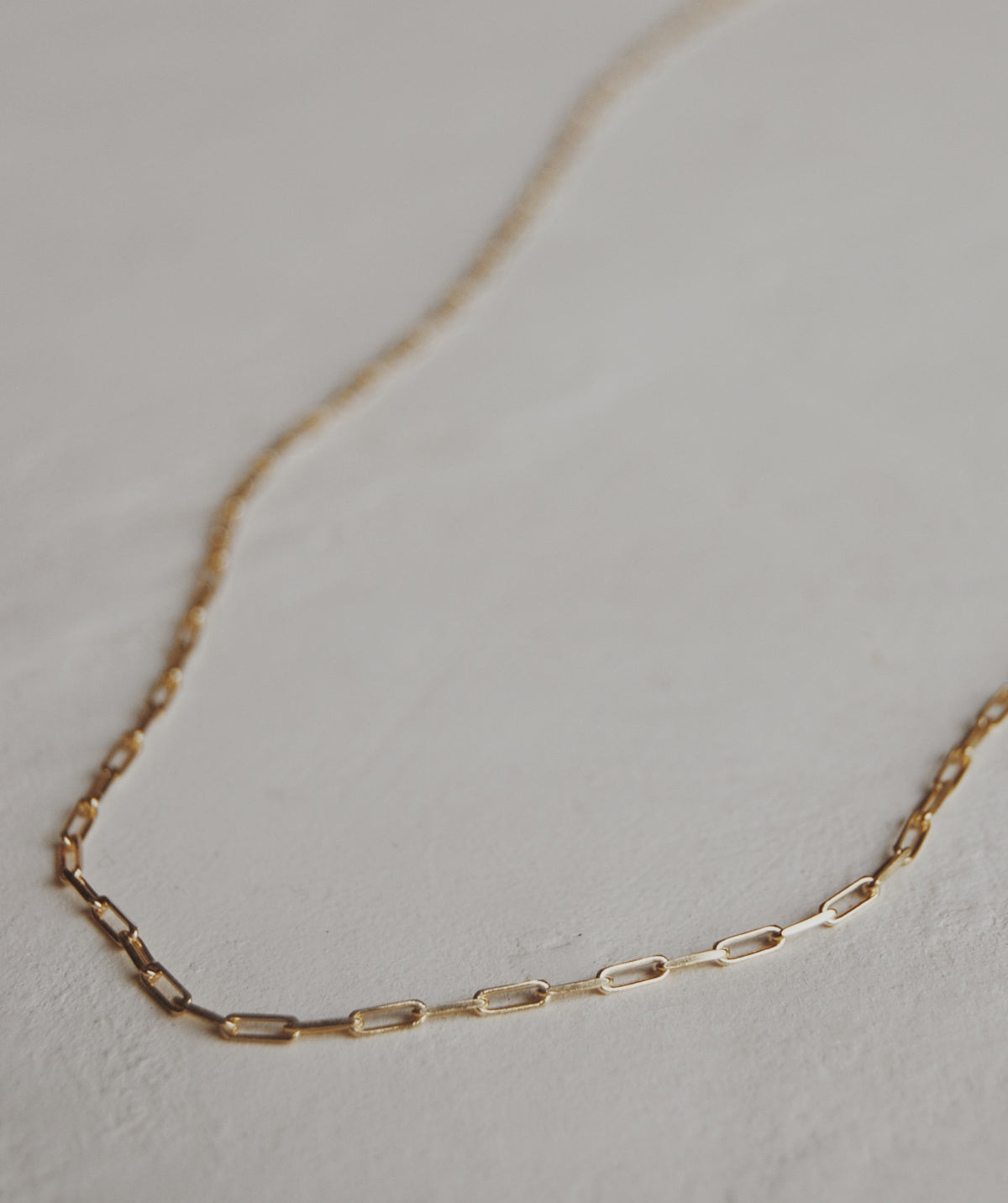 Paperclip Vermeil Chain Necklace