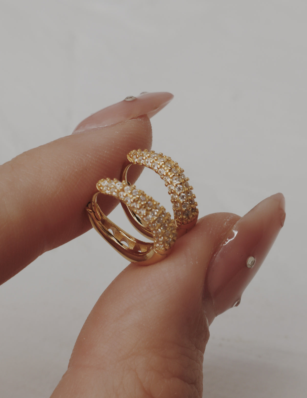 Ariya Huggie Hoop Earrings