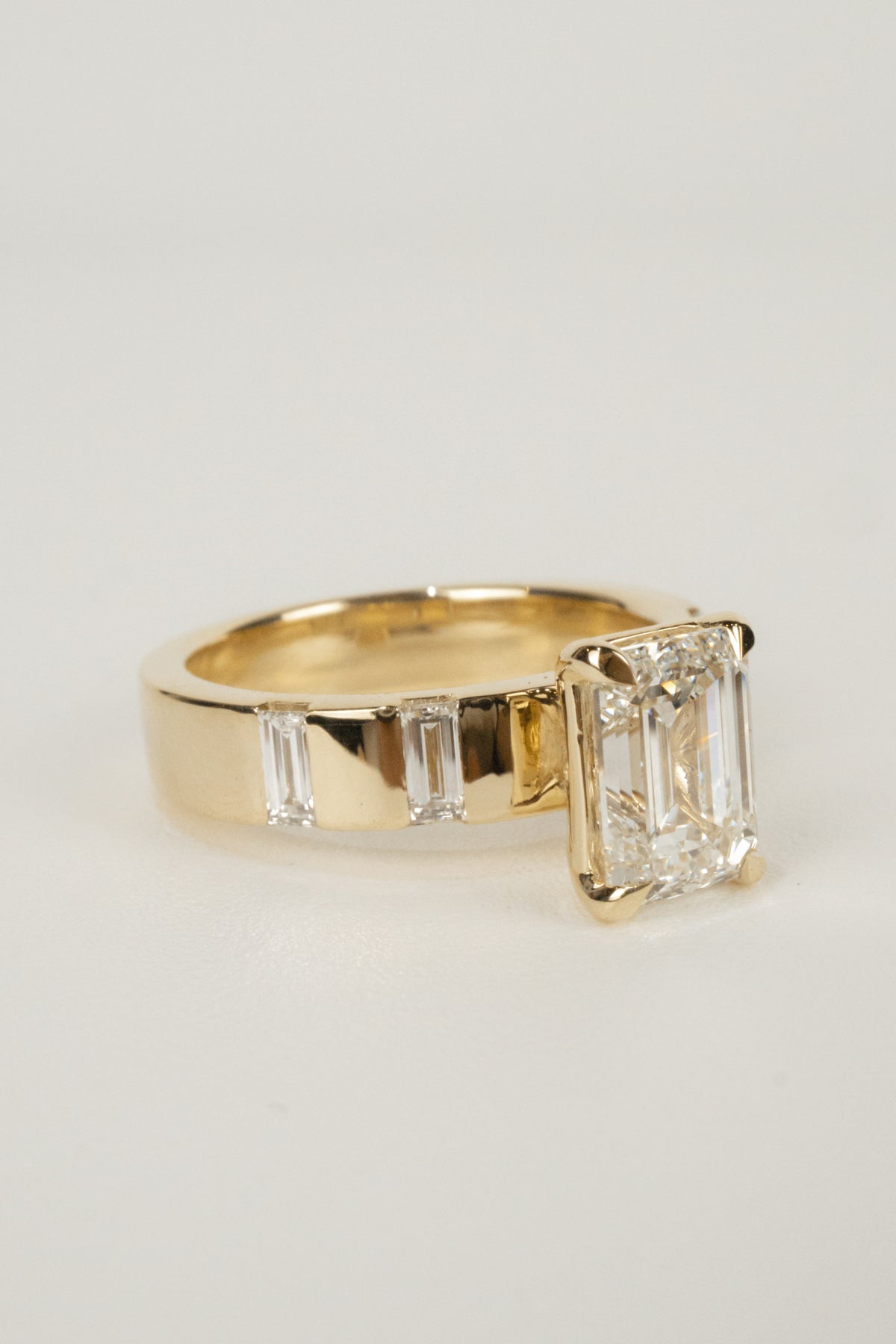 Briar Engagement Ring- 2ct Emerald Cut