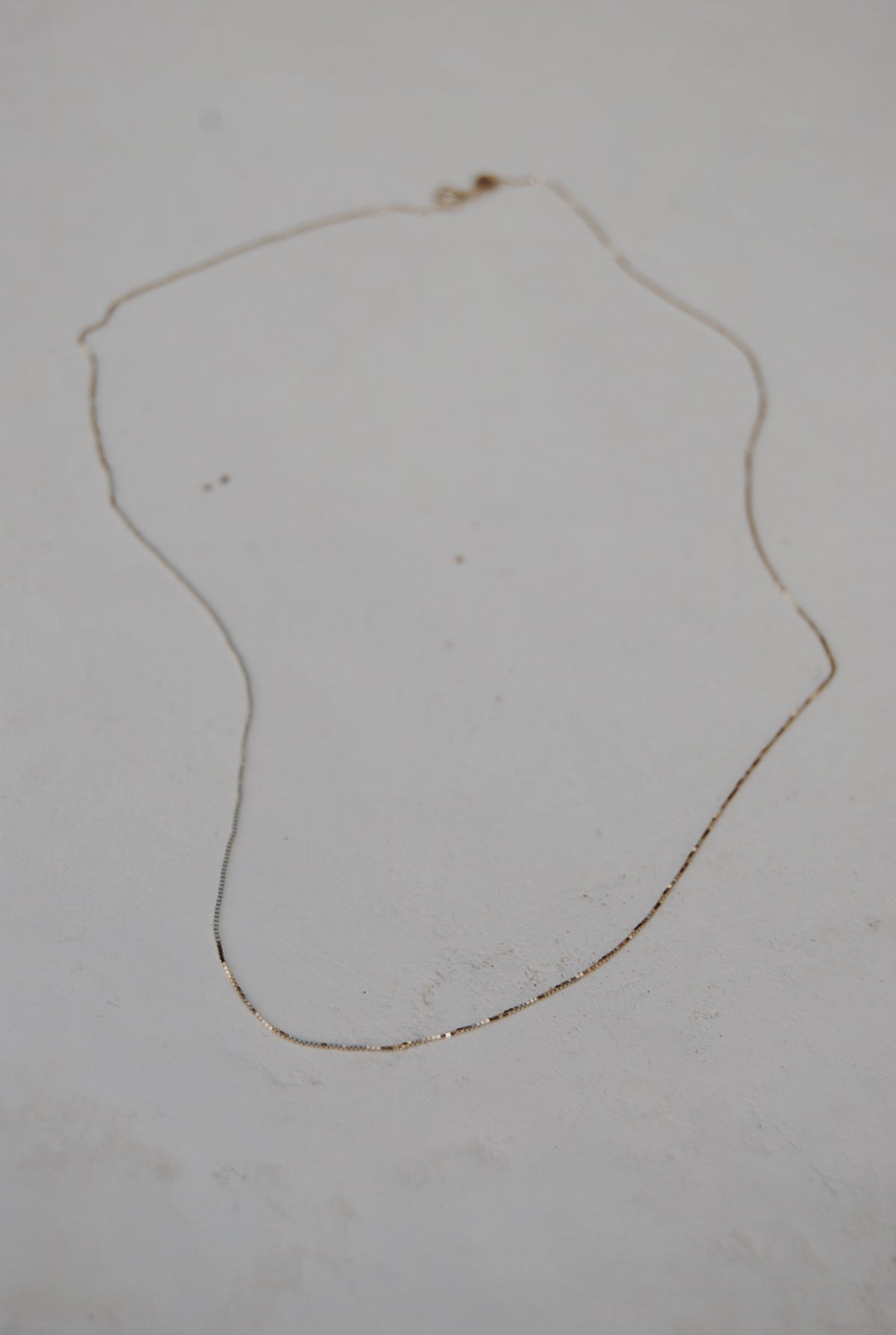 14k Box Chain Necklace