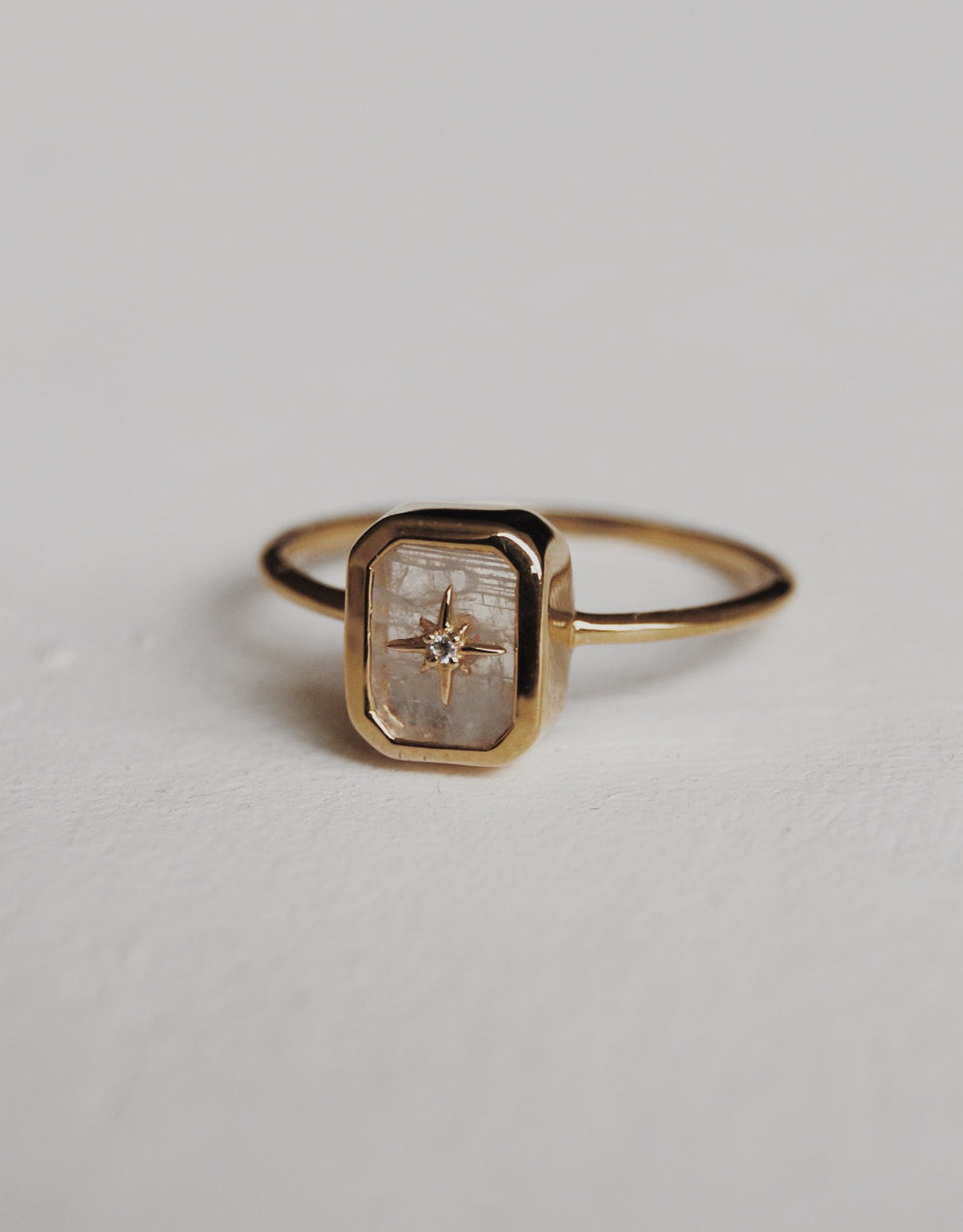 Evermore Moonstone Vermeil Ring