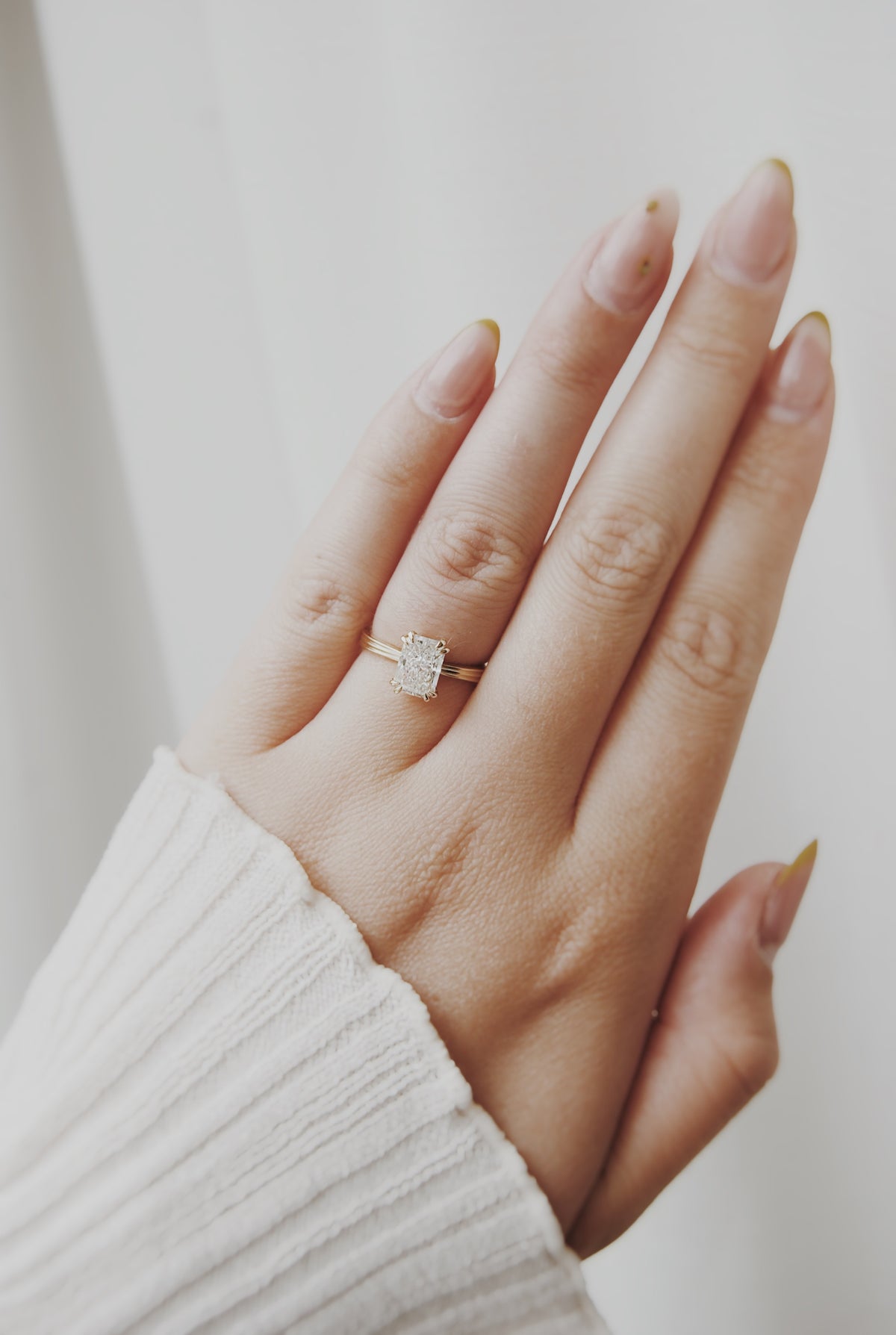 Arlie Radiant-Cut Engagement Ring