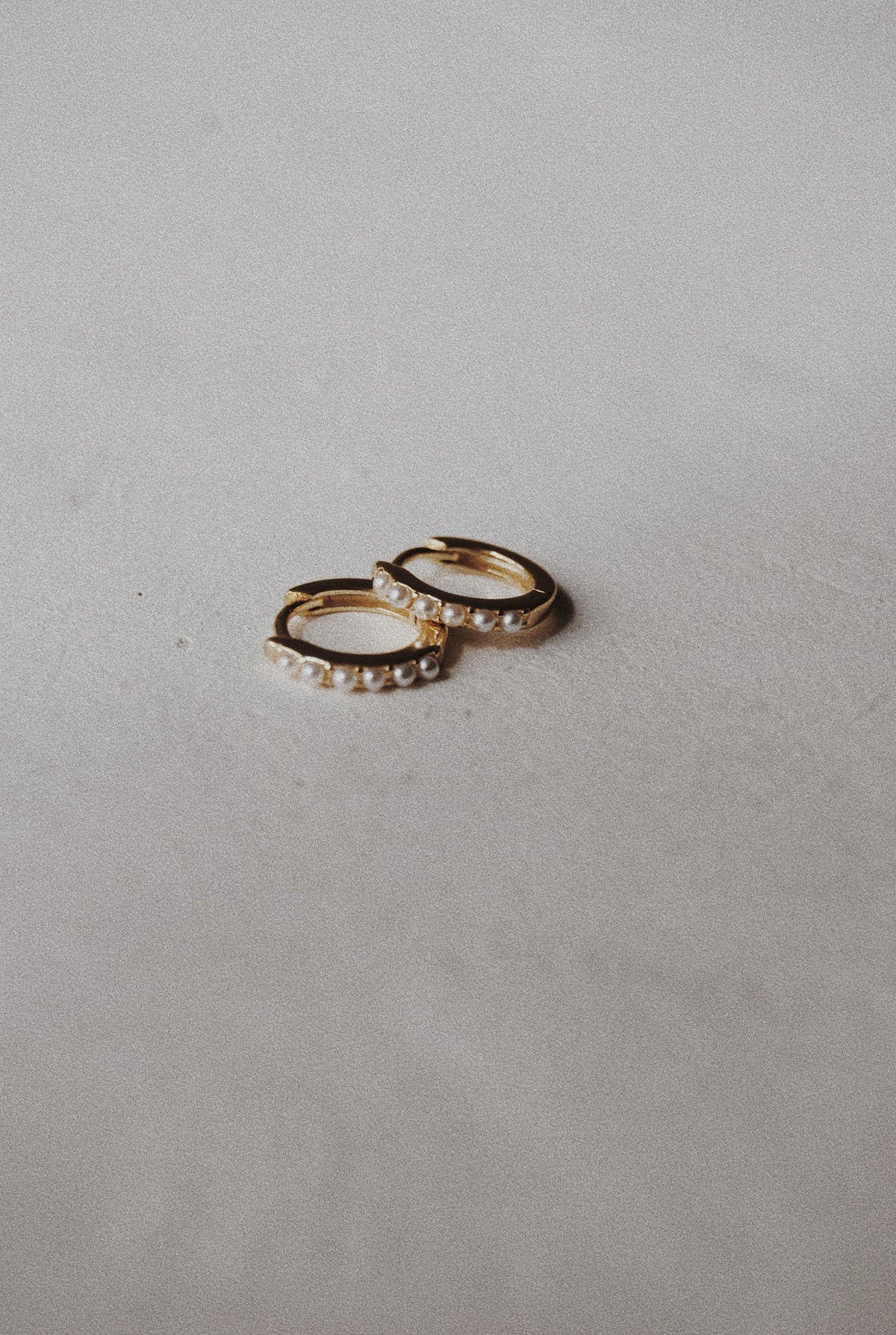 Savant Pearl Vermeil Huggie Hoop Earrings