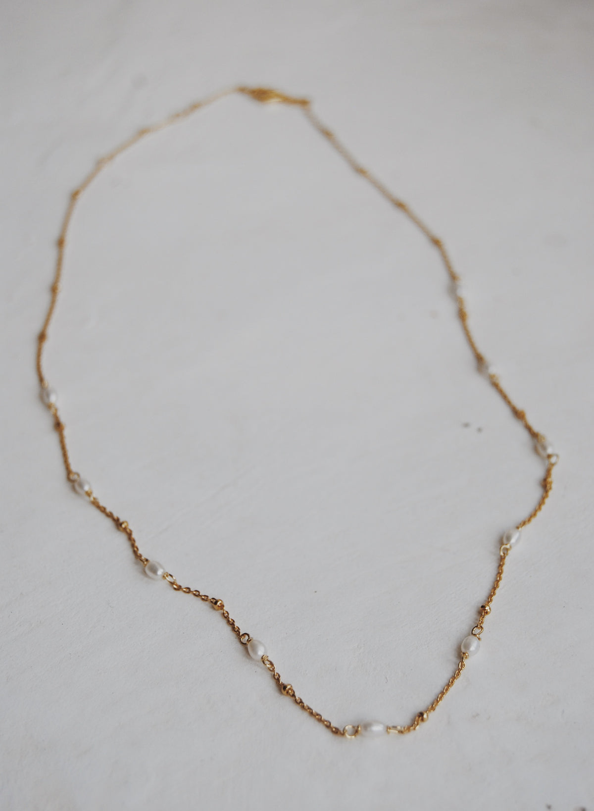 Rory Pearl Vermeil Necklace