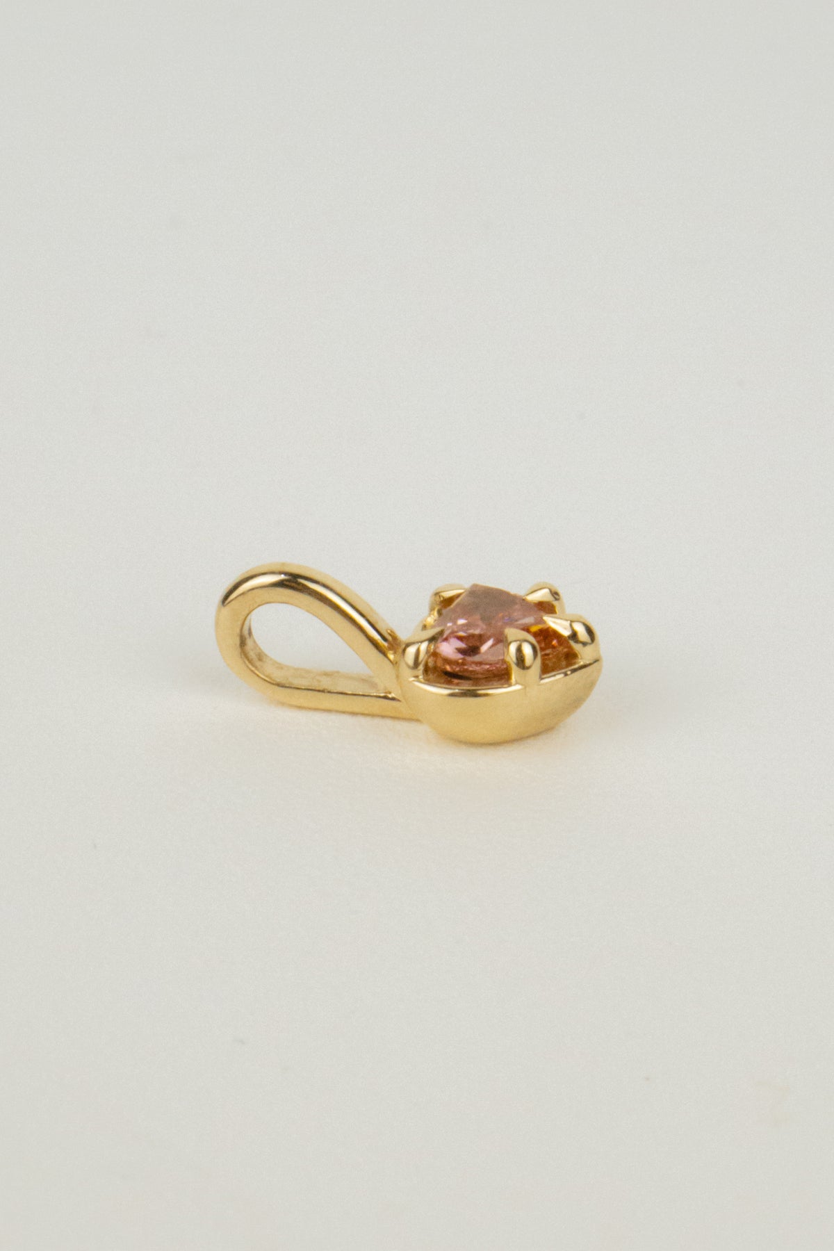 Heart Pendant- 0.5ct Pink Diamond