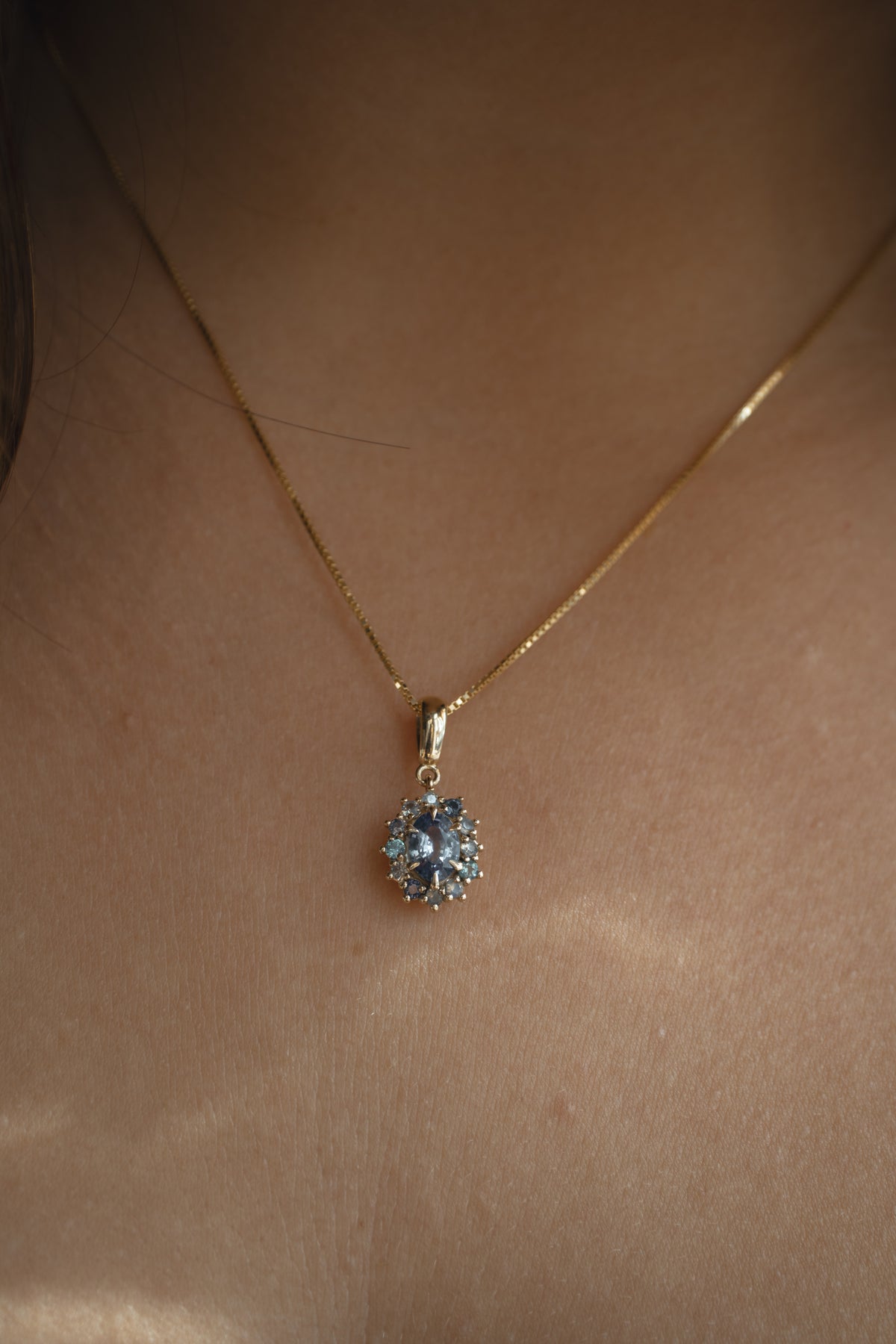 Esmè Pendant- 1.3ct Natural Sapphire