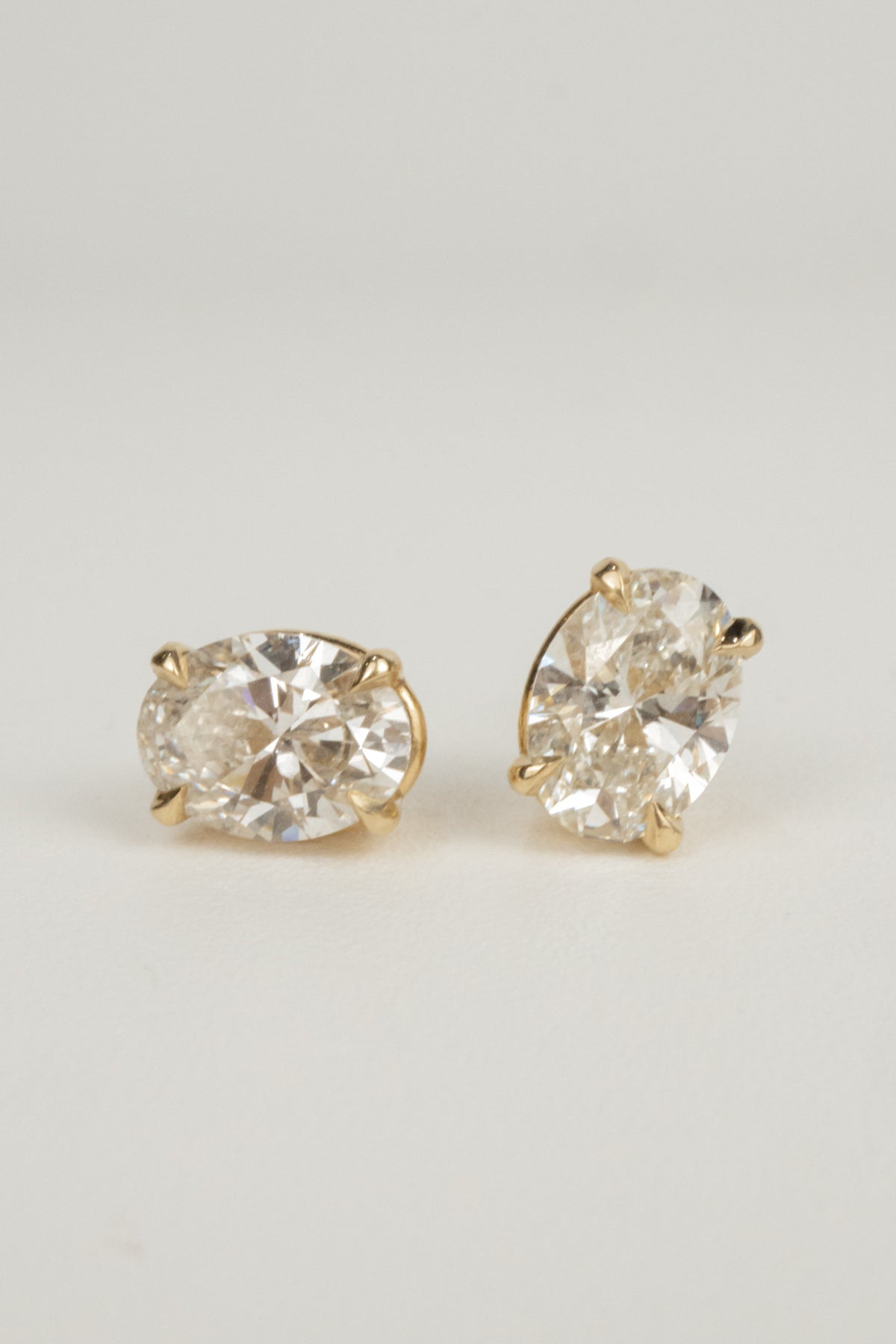 Greer Diamond Earrings- 2ctw Oval