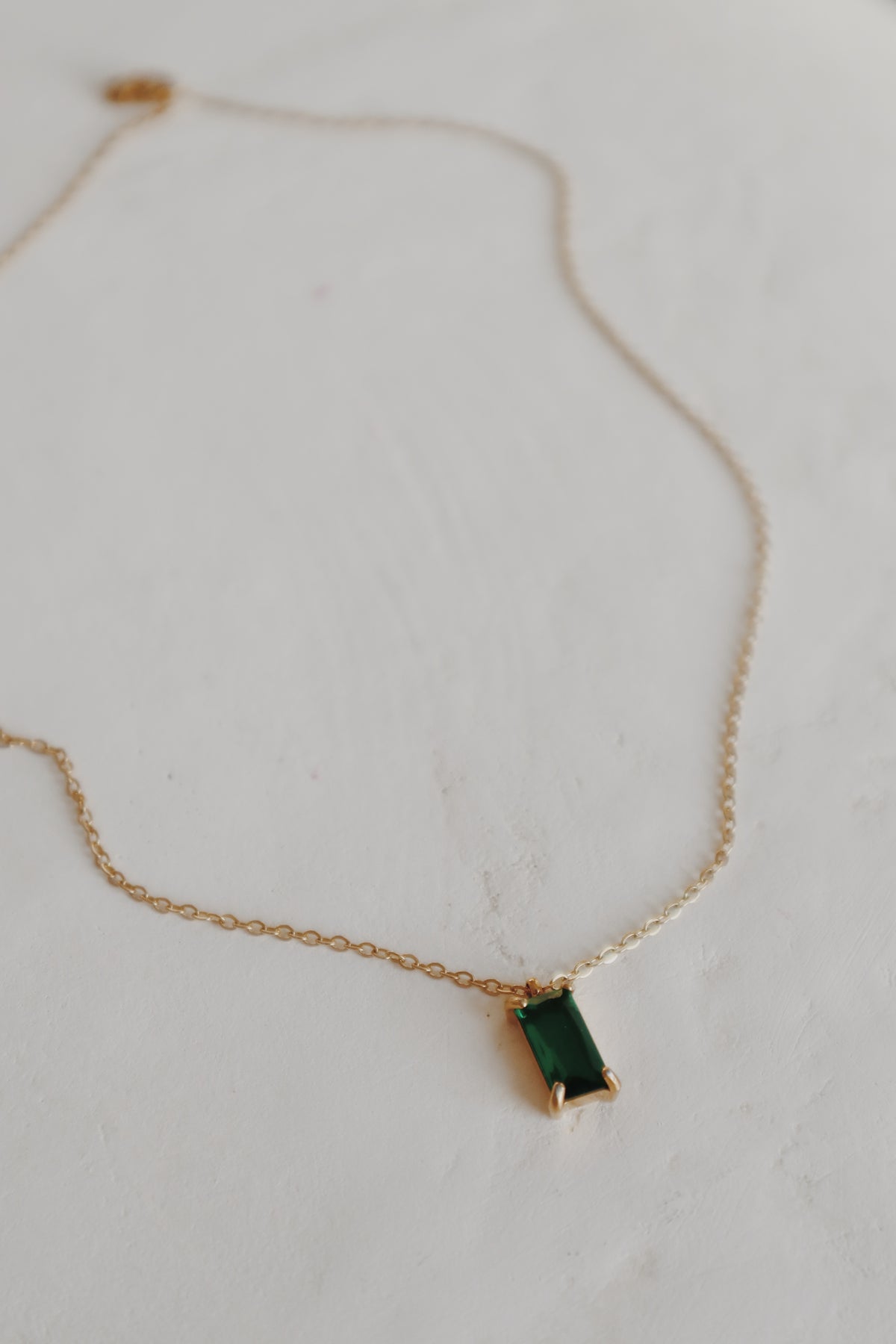 Brynna Necklace in Emerald