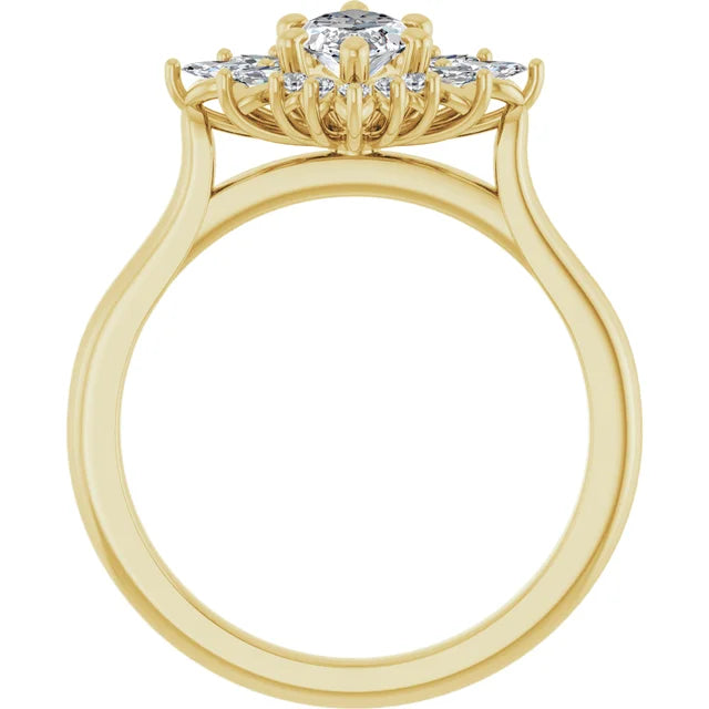 Collette Engagement Ring - Yellow Gold