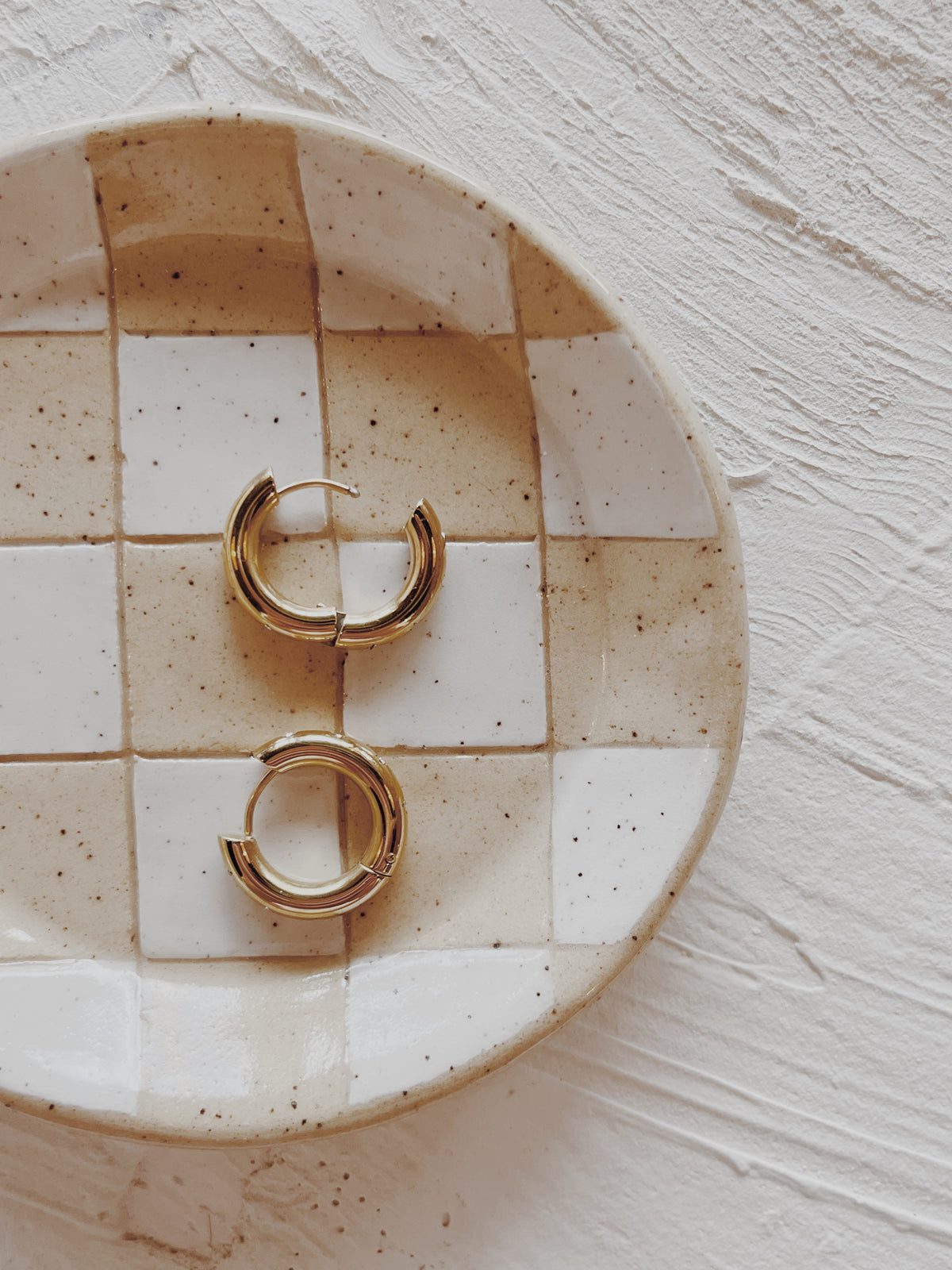 Checkered Jewelry Dish