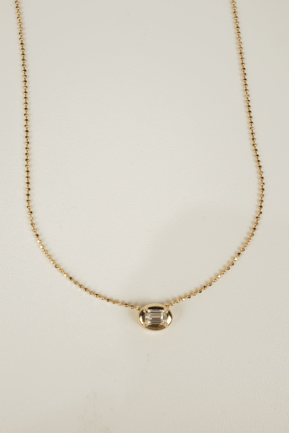 Archie Diamond Necklace- Slider Pendant 0.4ct
