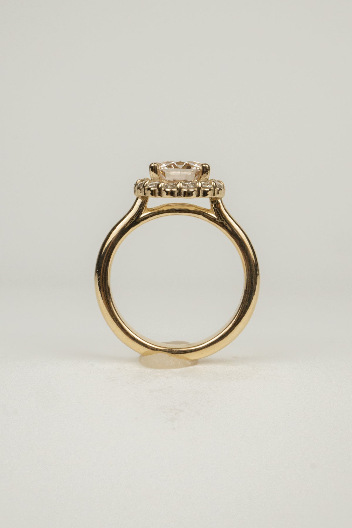 Iverson Engagement Ring- 2ctw Pink Laboratory Diamond