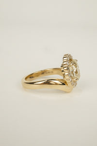 Bonnie Engagement Ring- 2ct Fancy Yellow Lab Diamond