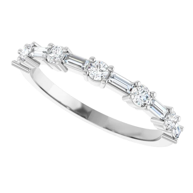 Haven Wedding Band - White Gold