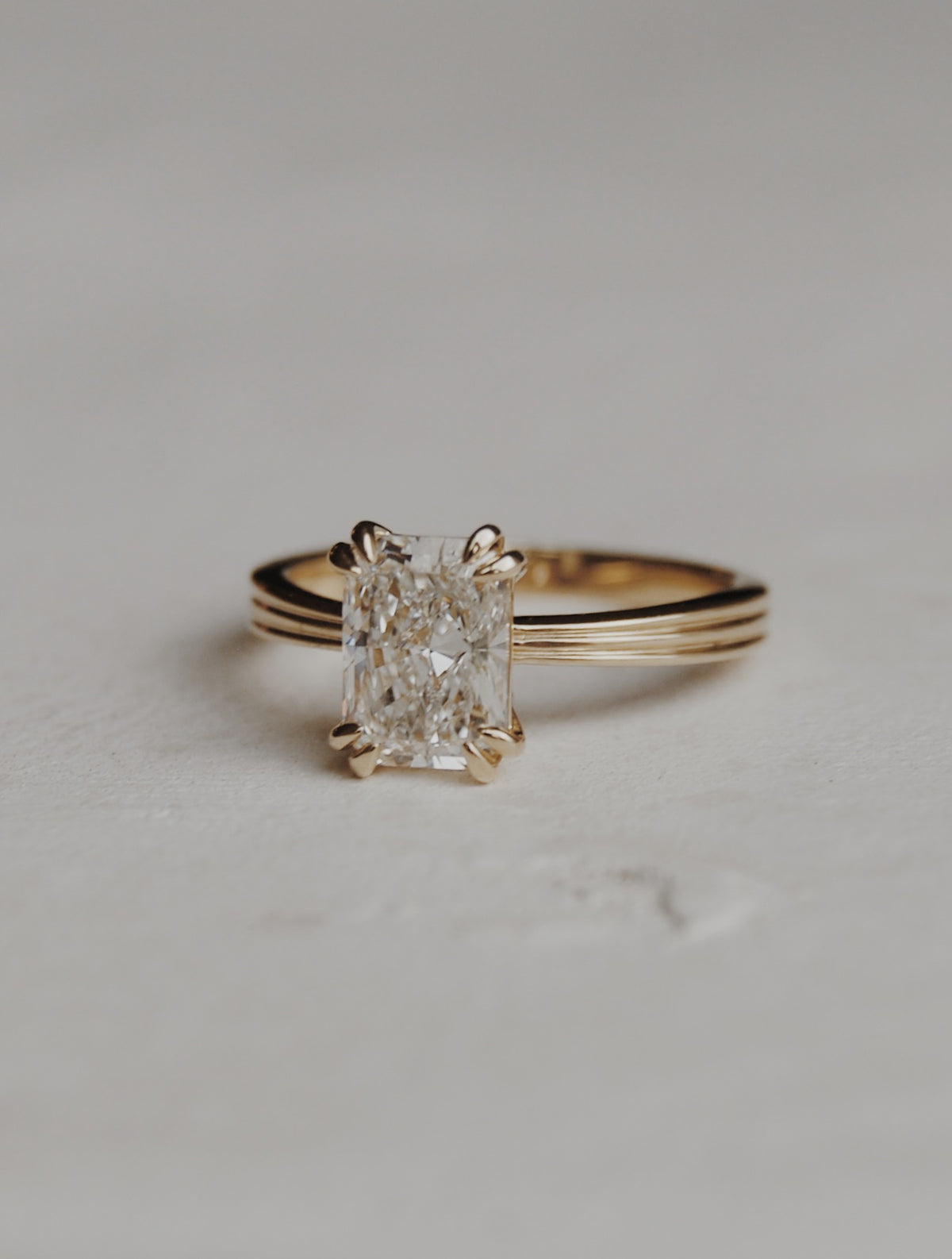 Arlie Radiant-Cut Engagement Ring