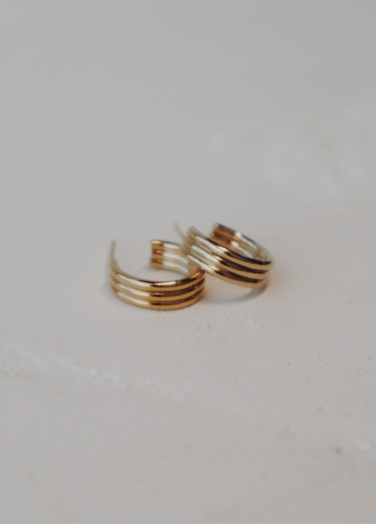 Zella Hoop Earrings- Gold Filled
