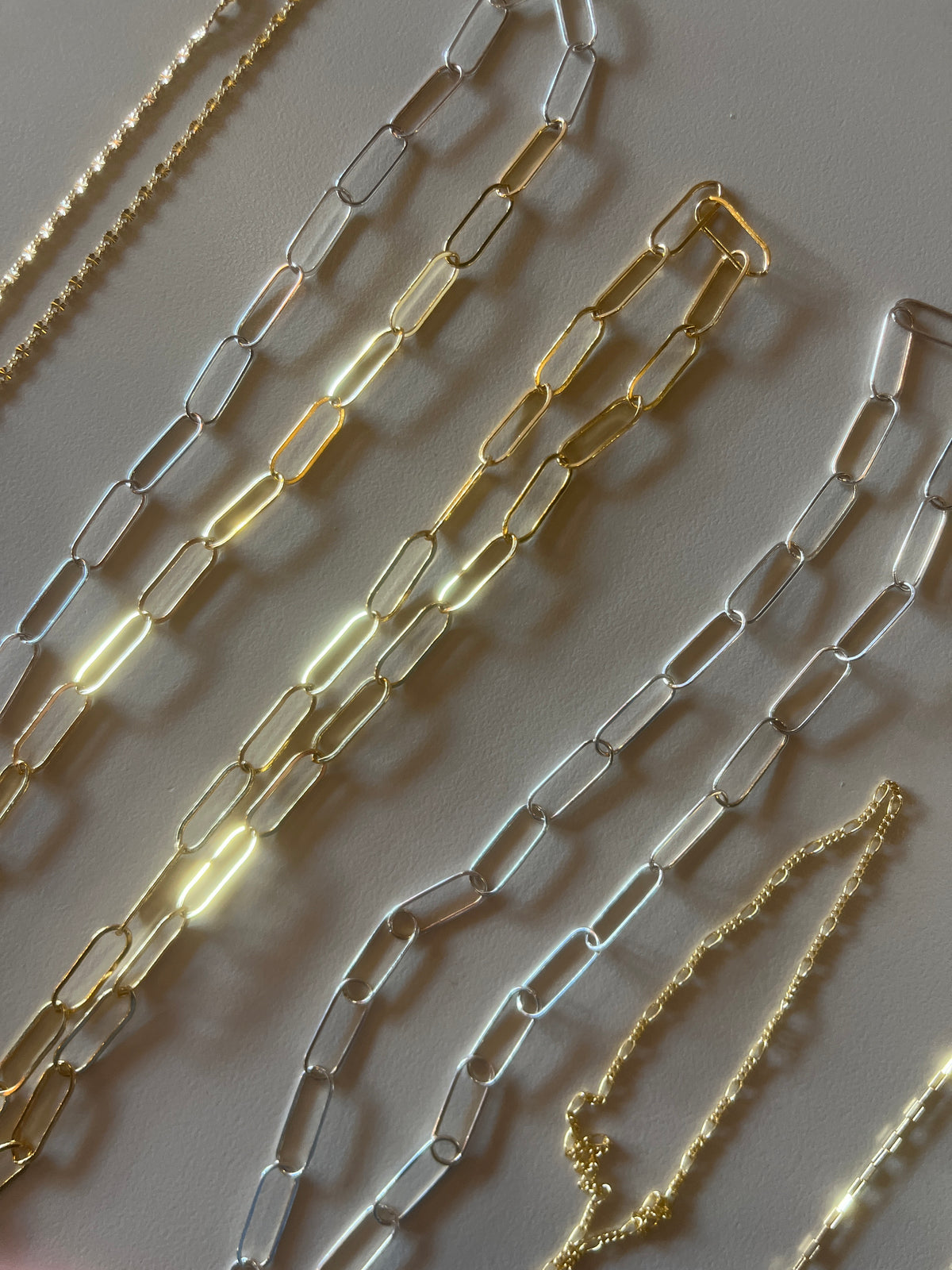 Thick Paper Clip Chain Necklace