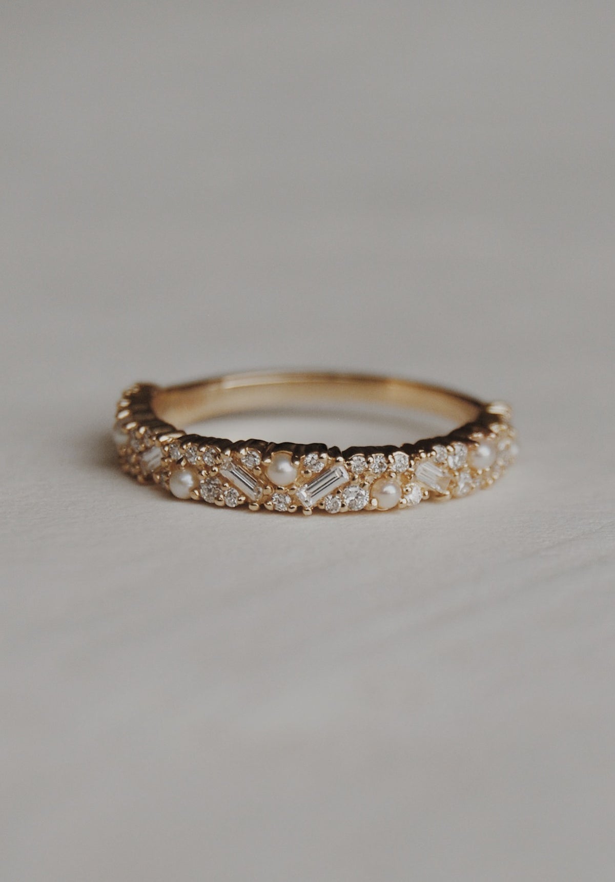 Rowan Pearl & Diamond Confetti Ring