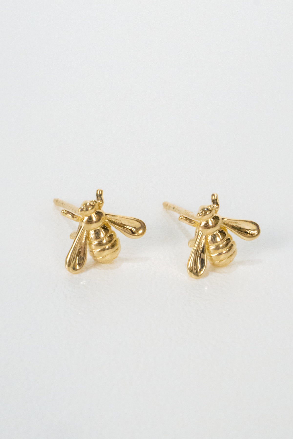 10K Honey Bee Stud Earrings
