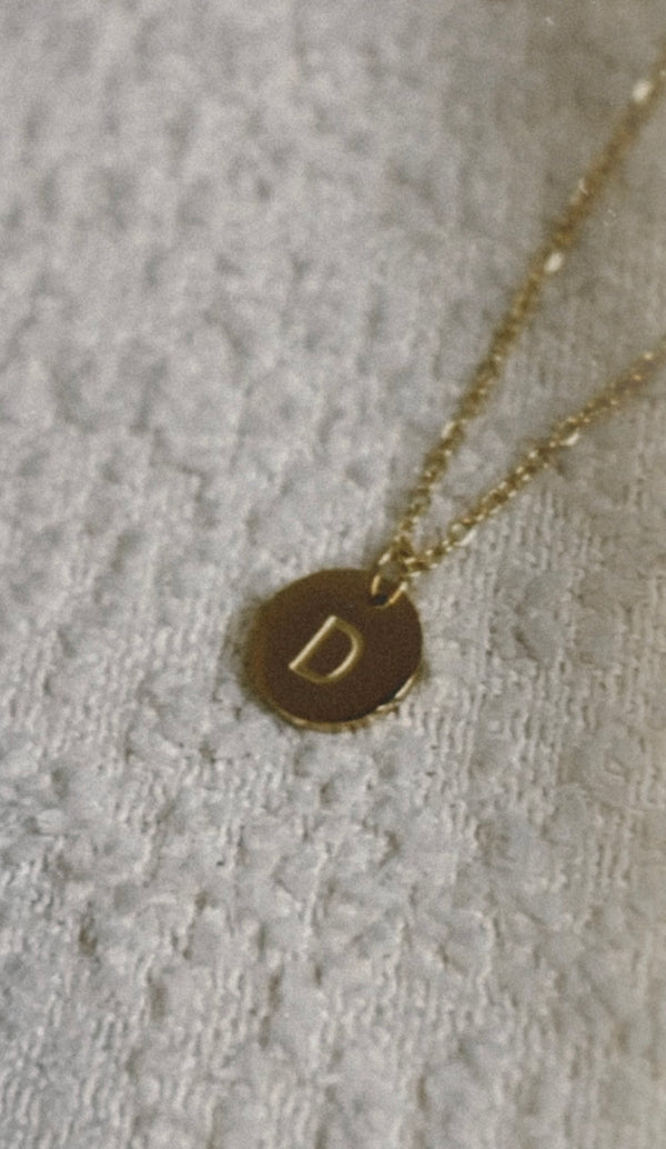 Letter Pendant Necklace