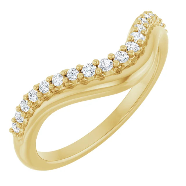 Lyla Contour Wedding Band