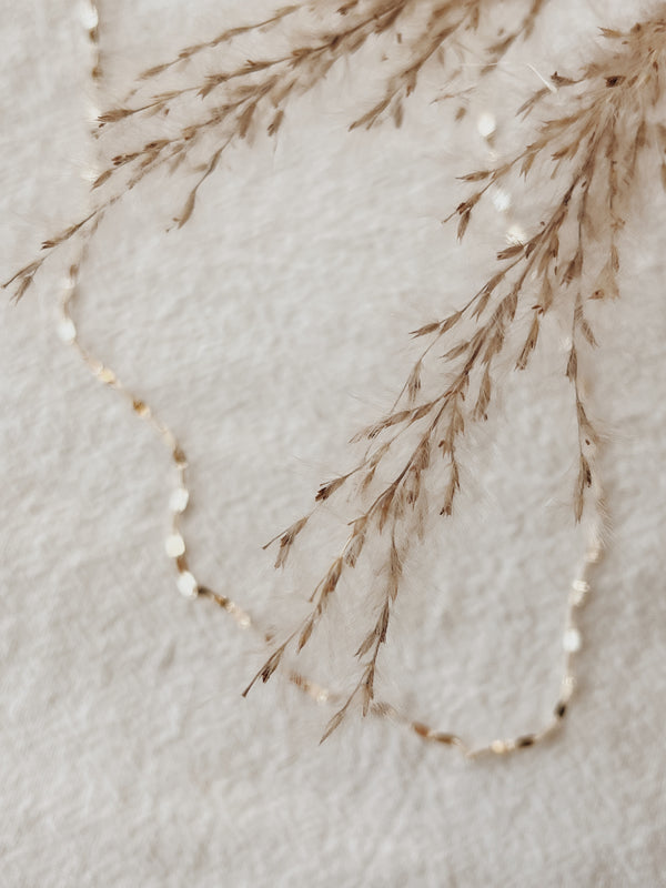 10k Brin Sparkle Necklace Chain