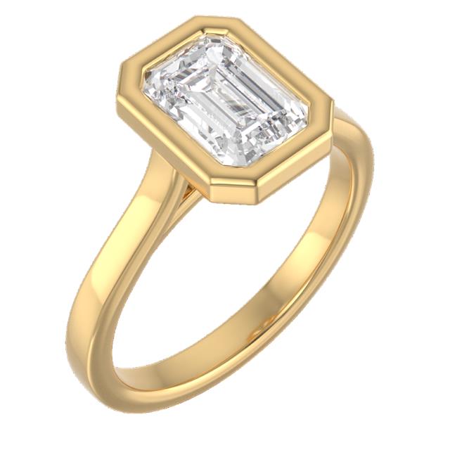 Carsyn Bezel Engagement Ring