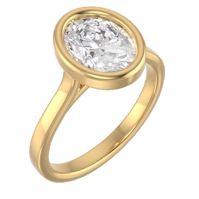 Carsyn Bezel Engagement Ring